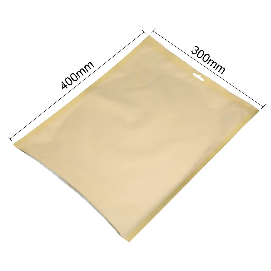 Vogue Gold Flat Vacuum Pouches 300x400mm (100 Pack)