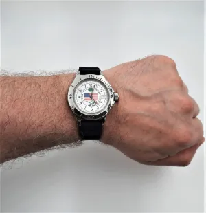 Vostok Original Mens Watch Amphibia 120065 “Operation Desert Shield” Mechanical Self-Winding Water Proof 200m