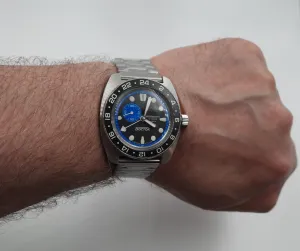 Vostok Original Mens Watch Amphibia 17034B GMT Mechanical Self-Winding Water Proof 200 m