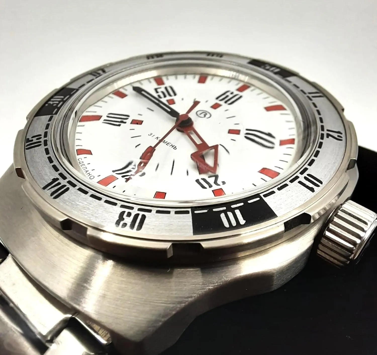 Vostok Original Mens Watch Amphibia Series “Chernobyl” Mechanical Self-Winding Water Proof 200m