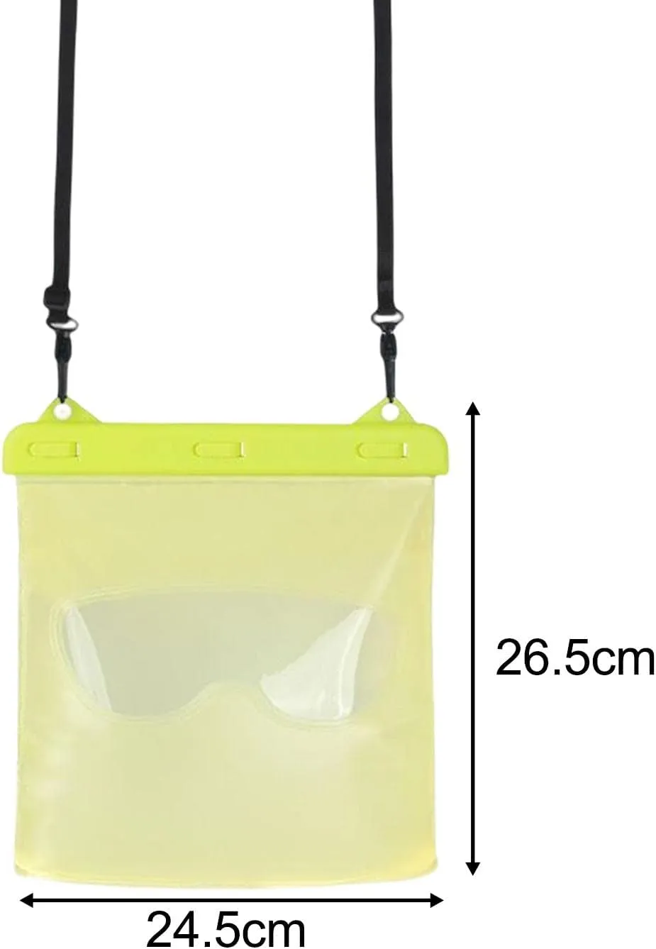 Waterproof Storage Bag, Shoulder Strap Adjustable Dry Bags, for Water Sports Swim Training Fishing Kayaking Hiking