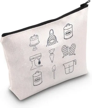 WCGXKO Baker Gift Cookie Bake Gift Baking Lover Makeup Bag Pastry Chef Gift Baking Gift For Women (bake-bag)