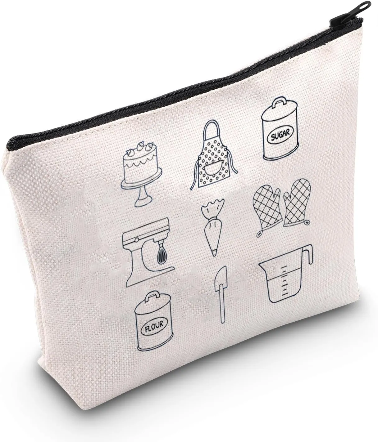 WCGXKO Baker Gift Cookie Bake Gift Baking Lover Makeup Bag Pastry Chef Gift Baking Gift For Women (bake-bag)