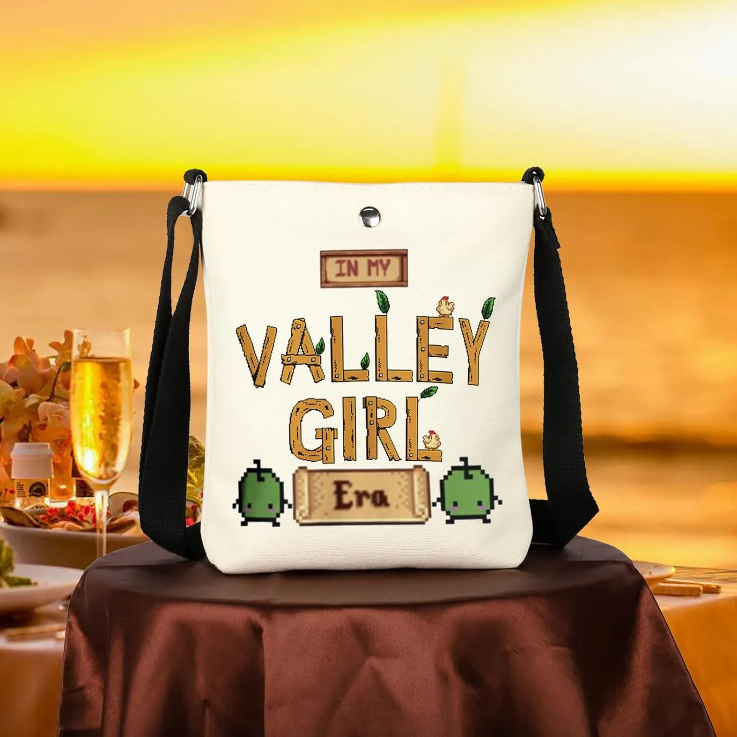 WCGXKO Gaming Gift Video Game Gift Gaming Zipper Pouch Makeup Bag (VALL ERA XK)