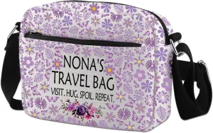 WCGXKO Mother’s Day Gift Grandma Birthday Gift Mother’s Day Merchandise Tote Bag Travel Bag For Grandma