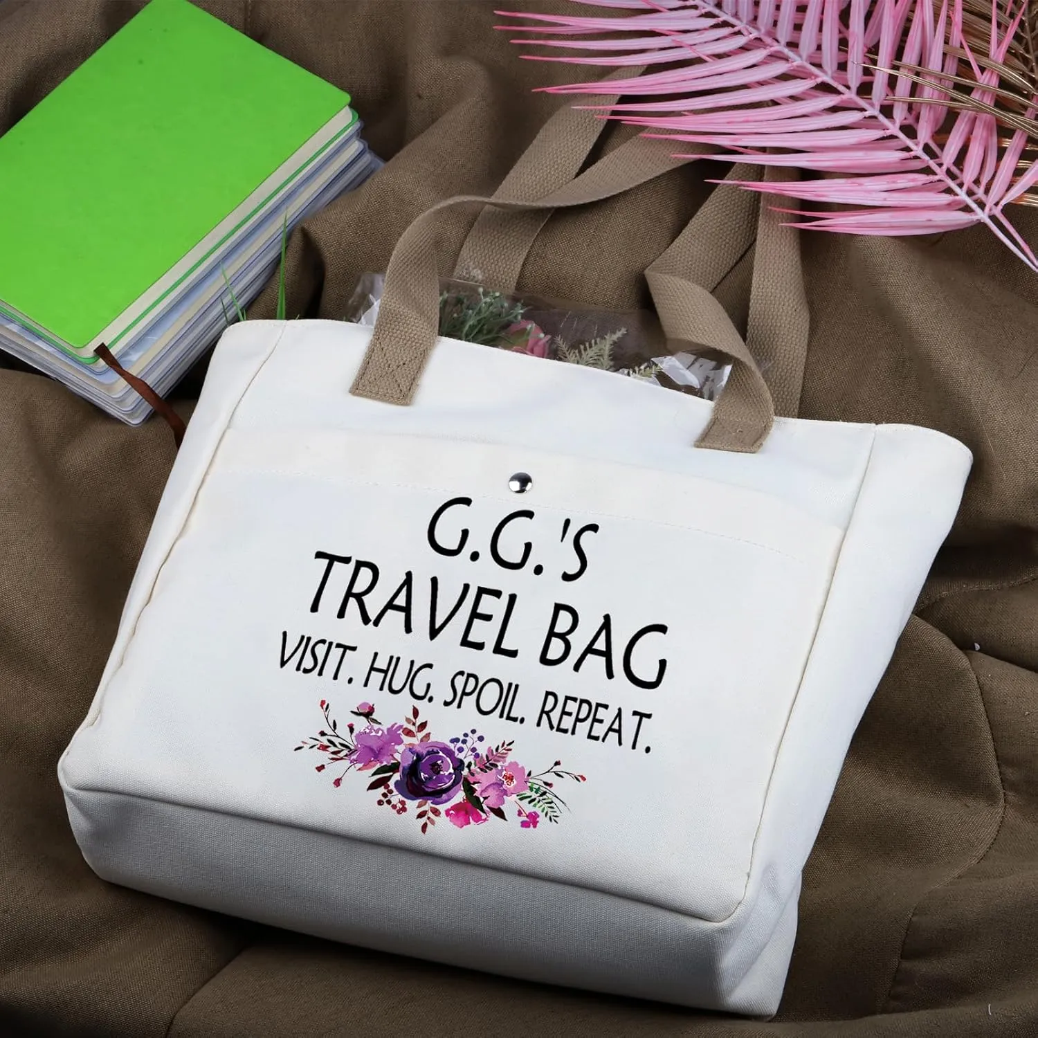 WCGXKO Mother’s Day Gift Grandma Birthday Gift Mother’s Day Merchandise Tote Bag Travel Bag For Grandma