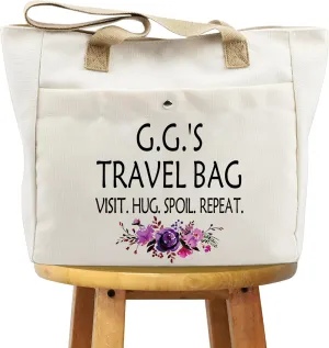 WCGXKO Mother’s Day Gift Grandma Birthday Gift Mother’s Day Merchandise Tote Bag Travel Bag For Grandma