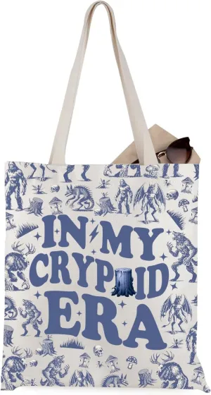 WCGXKO Mysterious Animals Gifts Mothman Creature Tote Bag