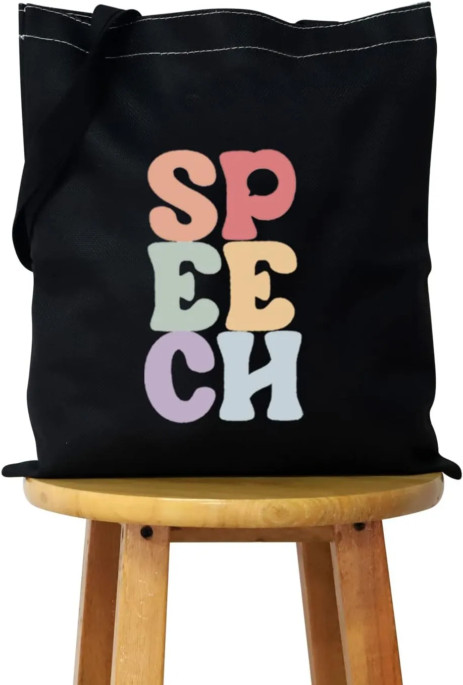 WCGXKO Speech Therapist Gift SPPECH Tote Bag For SLP Speech Therapy Student SLP Graduation Gift