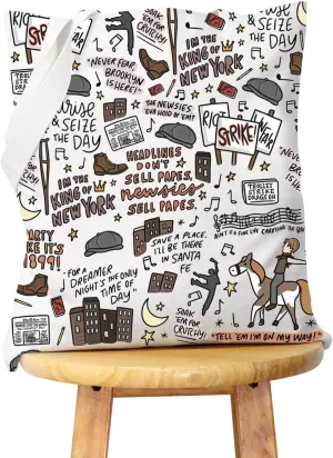 WCGXKO Theatre Lover Gift Musical Gift Musical Theater Zipper Pouch Makeup Bag (The Day tote)