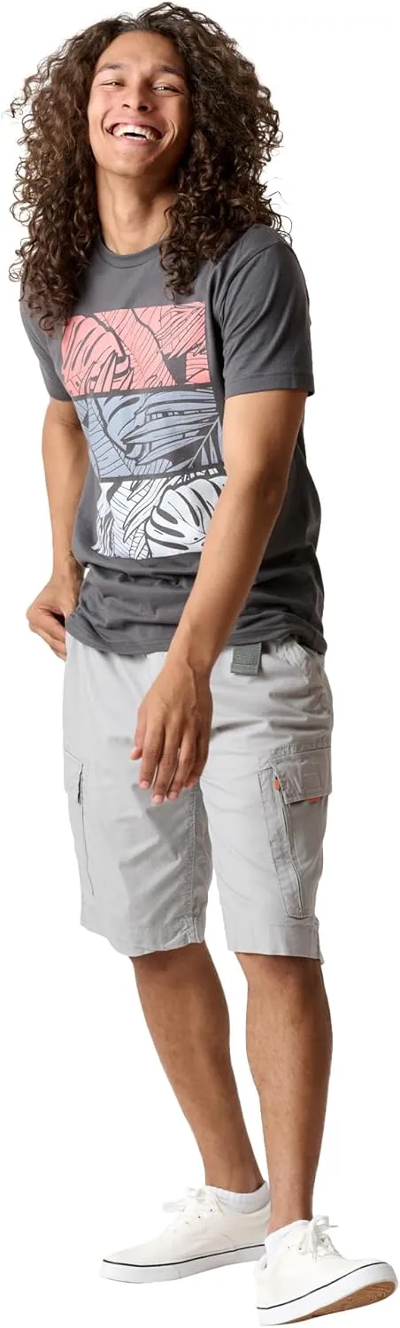 WEAR FIRST. THEN TELL THE DIFFERENCE Wearfirst Men's Stretch Cotton Belted Cargo Shorts | Roam Short