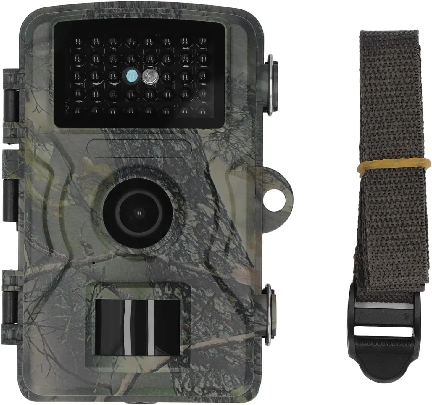 Wildlife Game Camera, 16MP Color Photos 128GB Memory 38 LEDs 0.7s Triggers Speed Motion Activated Camera with Sound for Home Security Monitoring