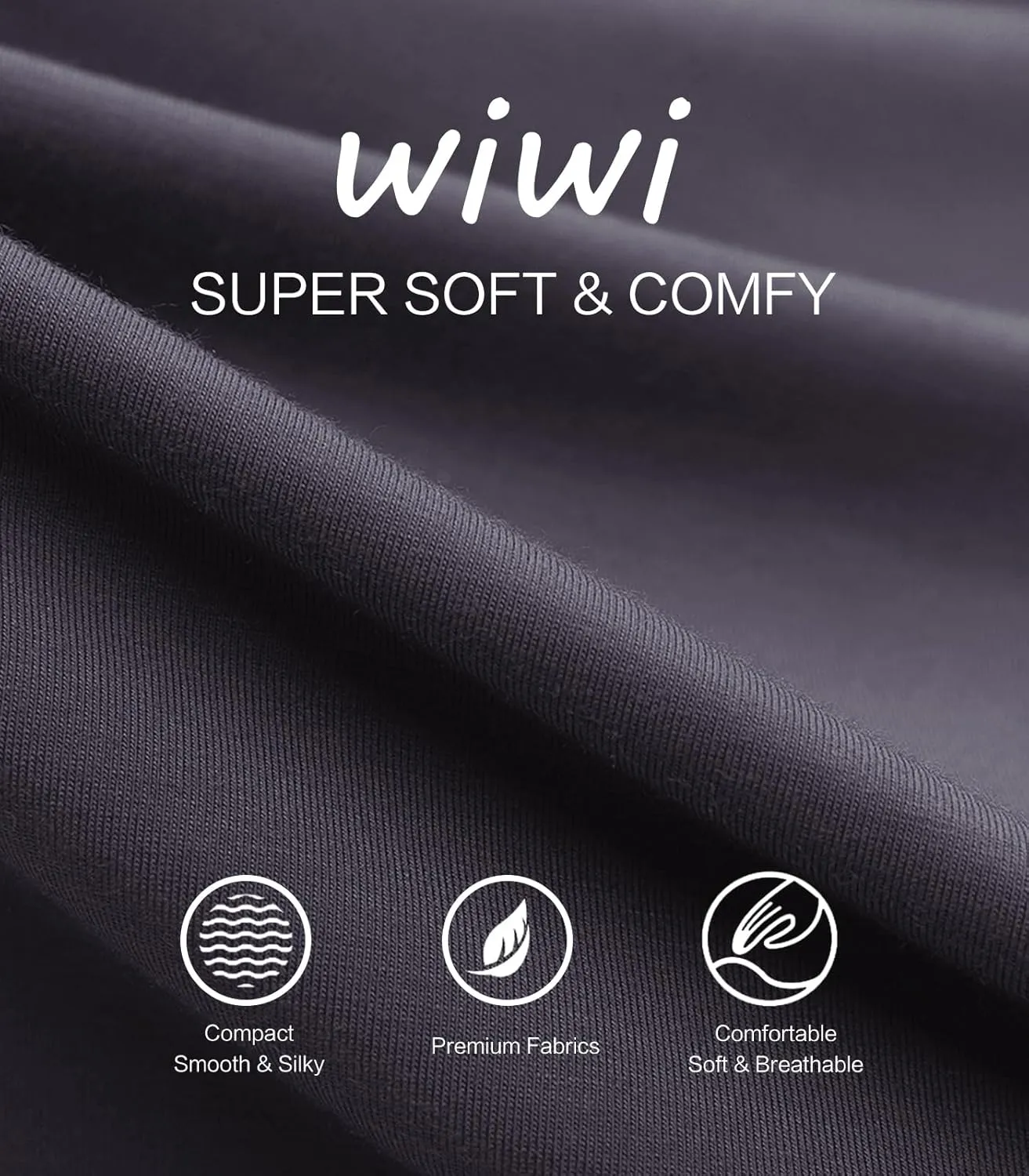 WiWi Viscose from Bamboo Pajama Bottoms Wide Leg Capri Pj Pants for Women Soft Lounge High Waist Cool Sweatpants S-XXL