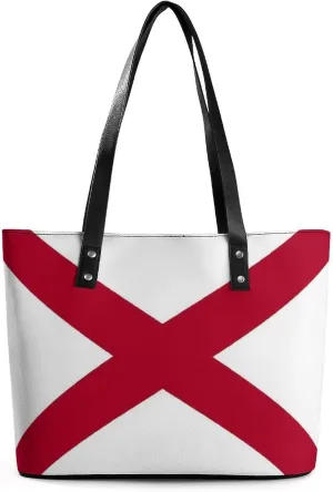 Women's Leather Tote Bag Fashion Handbag for Work Travel Shopping Daily Use Large Capacity Shoulder Purse