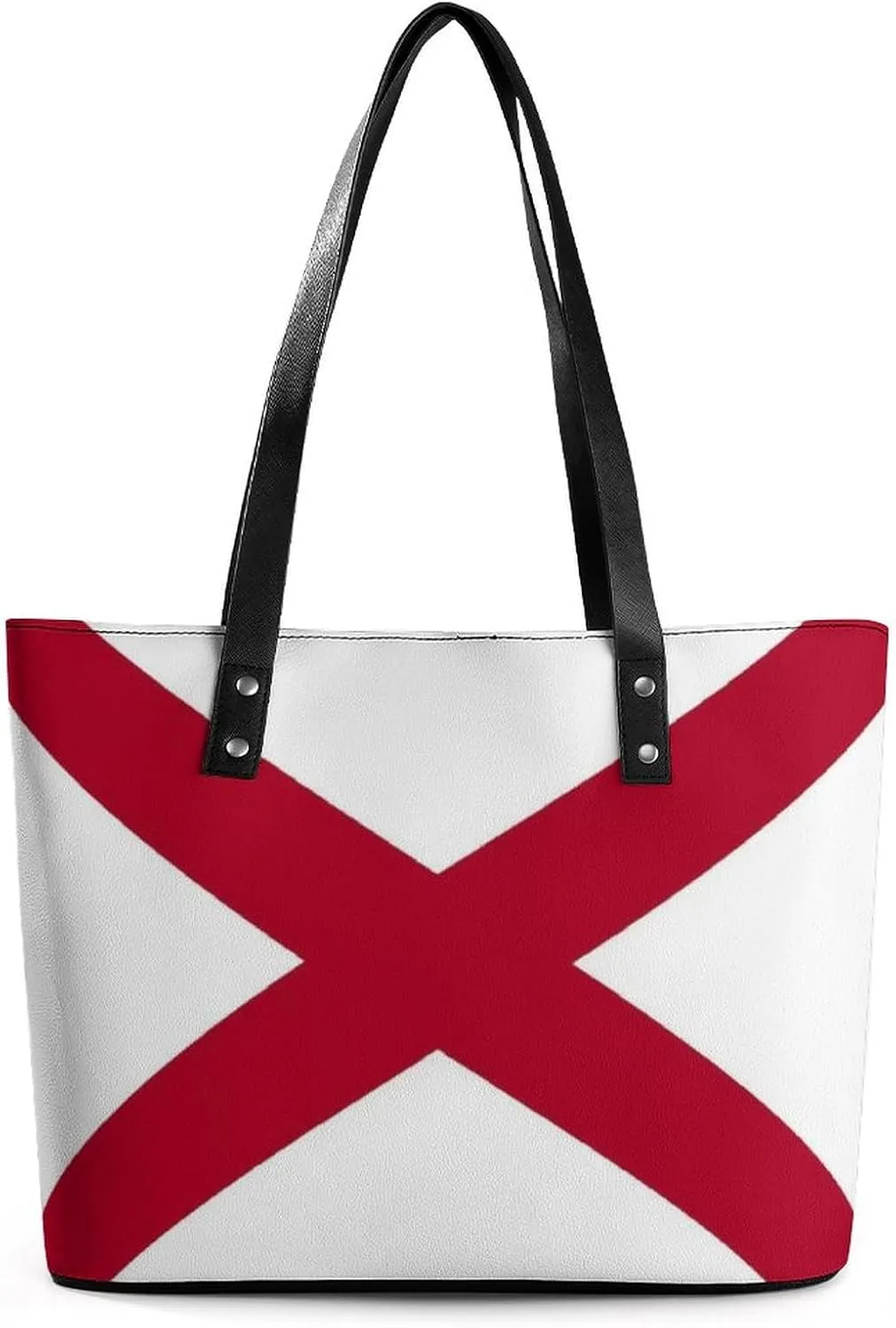 Women's Leather Tote Bag Fashion Handbag for Work Travel Shopping Daily Use Large Capacity Shoulder Purse
