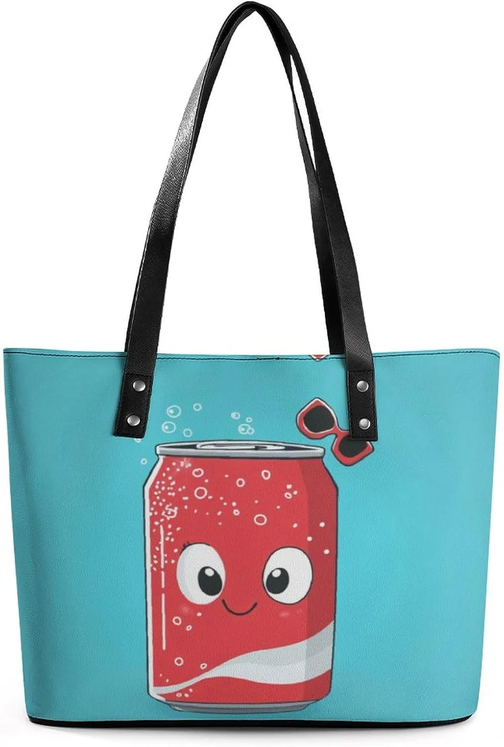 Women's Leather Tote Bag Fashion Handbag for Work Travel Shopping Daily Use Large Capacity Shoulder Purse