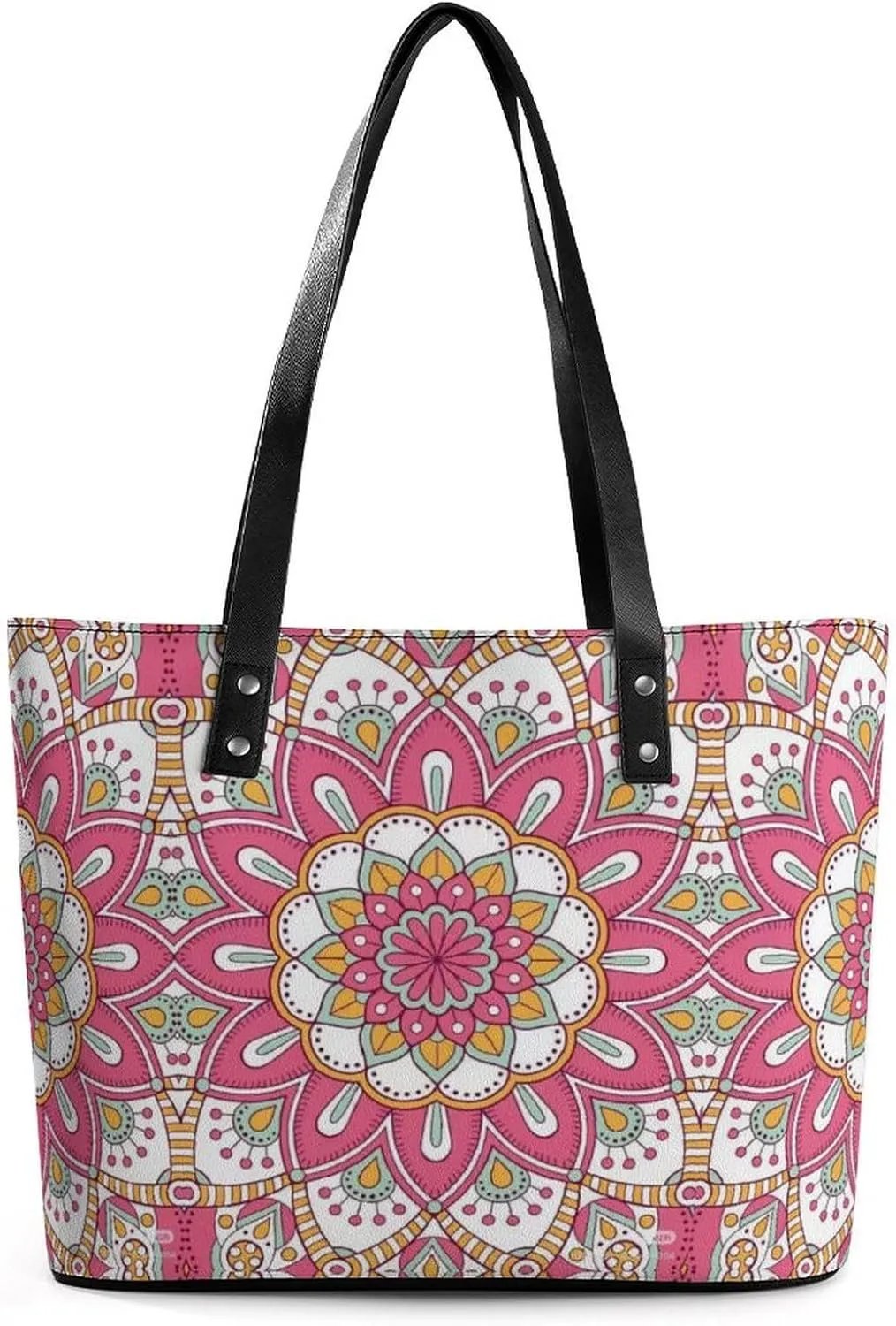 Women's Leather Tote Bag Fashion Handbag for Work Travel Shopping Daily Use Large Capacity Shoulder Purse