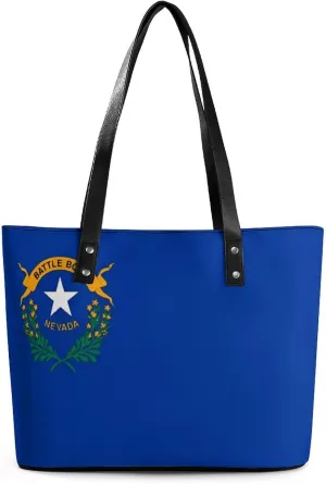 Women's Leather Tote Bag Fashion Handbag for Work Travel Shopping Daily Use Large Capacity Shoulder Purse