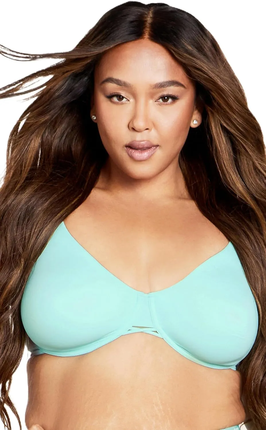Women's Plus Size Bra - Fashion Smooth Back