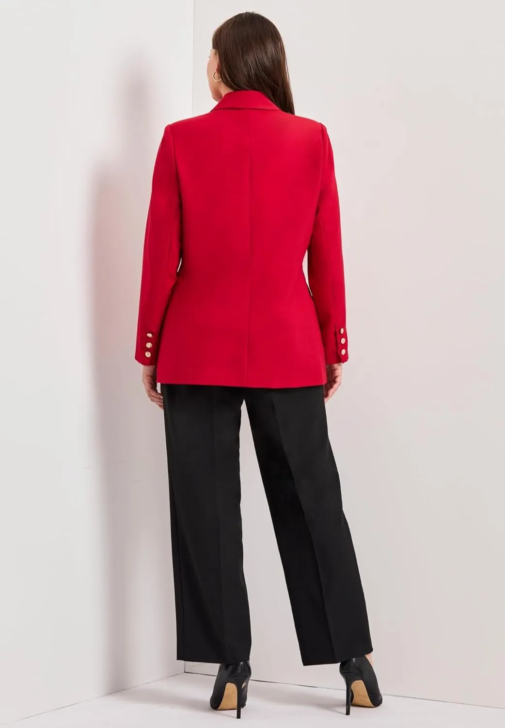 Women's Plus Size Cool Hand Double Breasted Blazer
