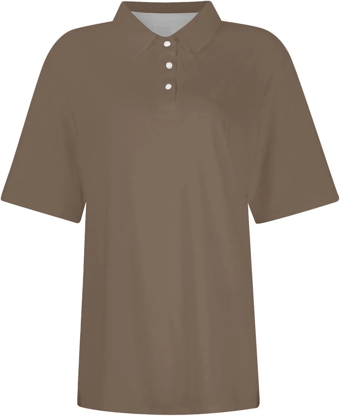 Women's Polo Shirt Short Sleeve Cotton Collared Top Lightweight Breathable Regular Fit Golf Tennis Casual Summer Tee