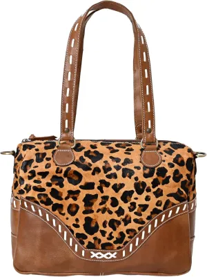 Women's Tote Bag Vintage Cowhide Hairon Leather Handbags for Women Hobo bags, Tote Shoulder Bag with Zipper