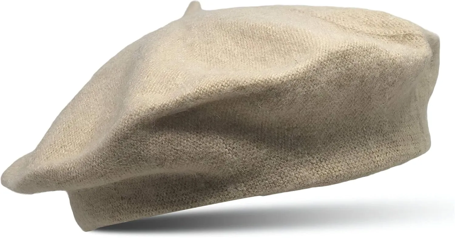 Women's Wool French Beret – Stylish, Chic & Cozy Parisian Unisex Hat for All Seasons