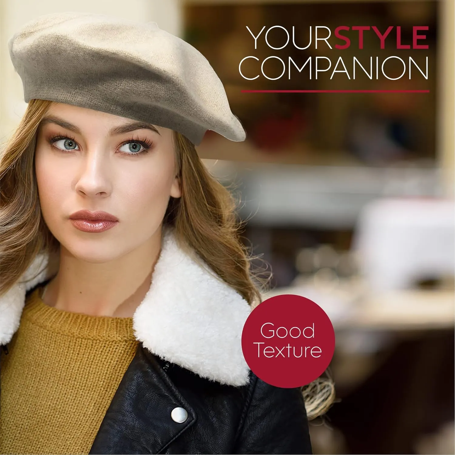 Women's Wool French Beret – Stylish, Chic & Cozy Parisian Unisex Hat for All Seasons