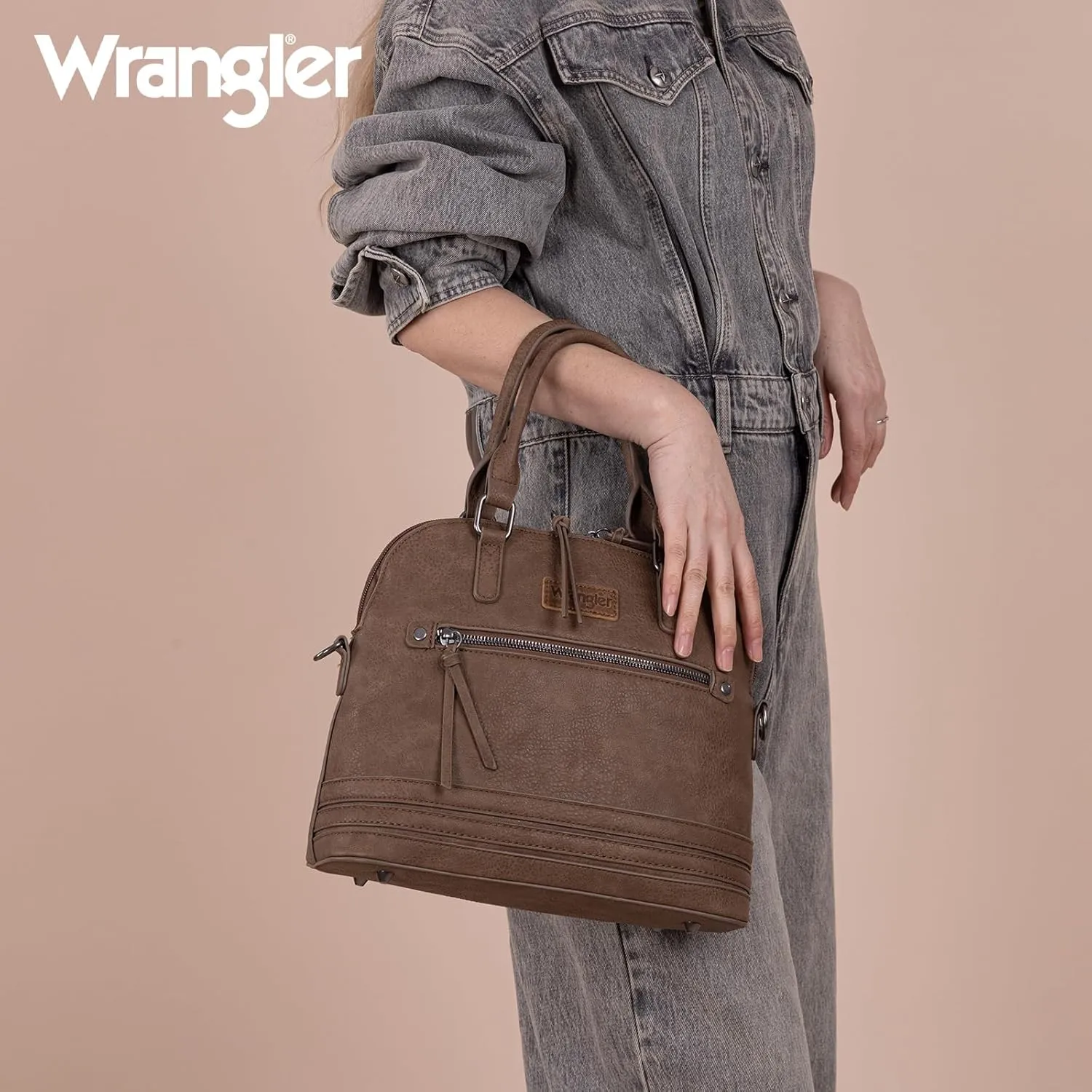 Wrangler Top-Handle Purse for Women Satchel Doctor Handbags