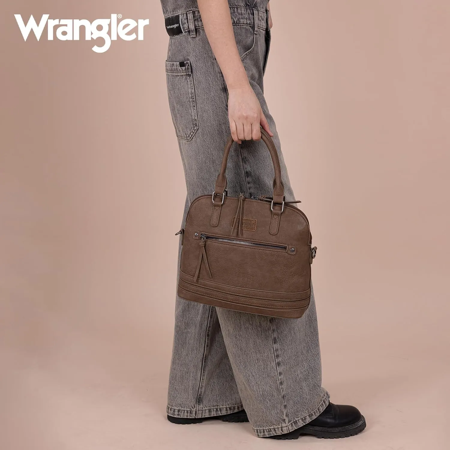 Wrangler Top-Handle Purse for Women Satchel Doctor Handbags