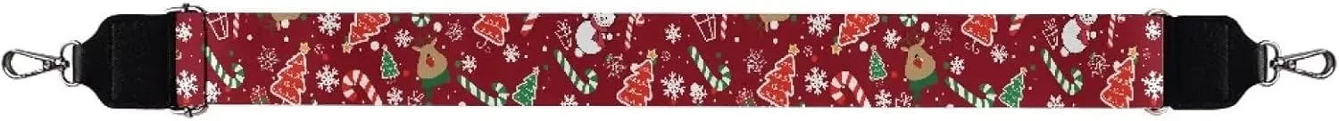 Xoenoiee Print Purse Strap Replacement Crossbody for Women Men Adjustable Wide Strap for Purses Shoulder Canvas Bag