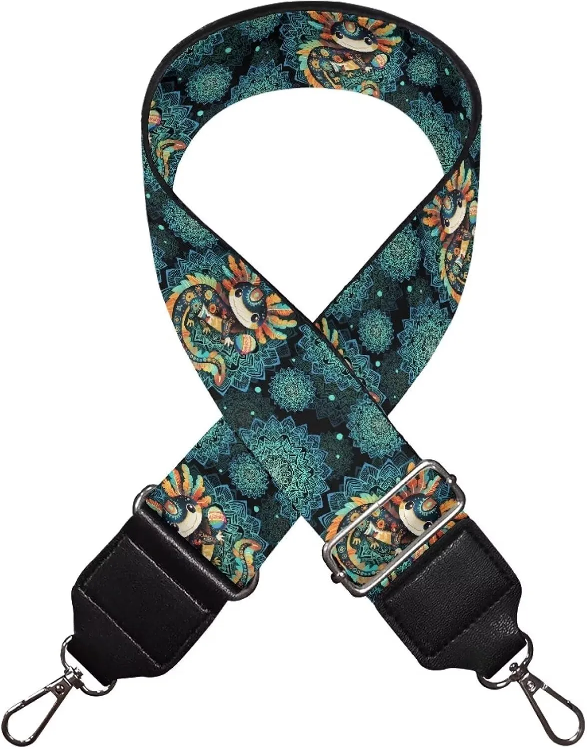 Xoenoiee Print Purse Strap Replacement Crossbody for Women Men Adjustable Wide Strap for Purses Shoulder Canvas Bag