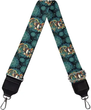 Xoenoiee Print Purse Strap Replacement Crossbody for Women Men Adjustable Wide Strap for Purses Shoulder Canvas Bag