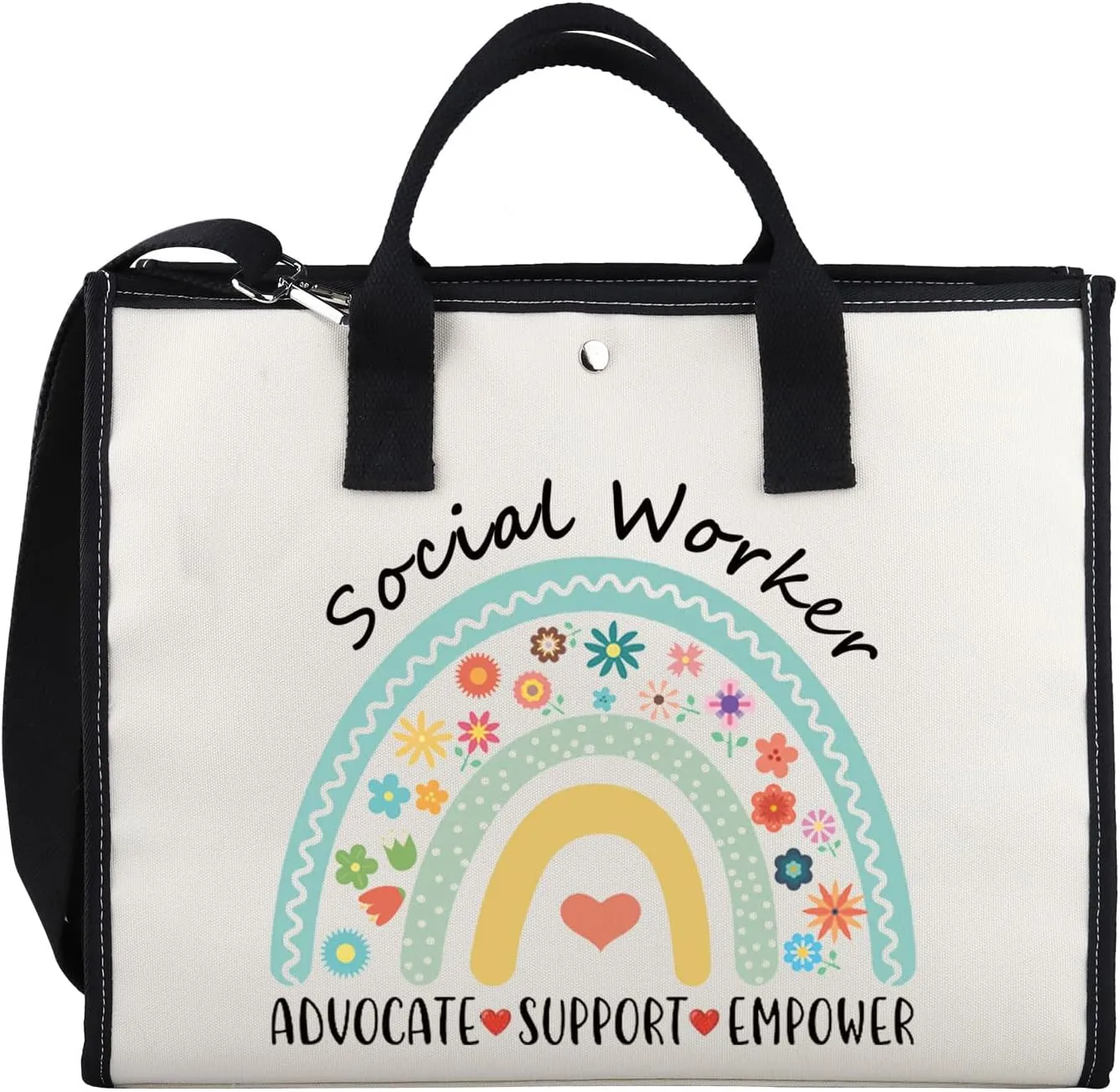 XYANFA Social Worker Tote Bag Social Worker Appreciation Gifts Counselor Msw Graduation Gift Lmsw Tote Bag
