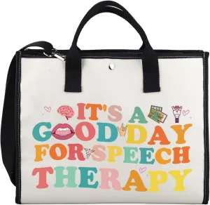 XYANFA Speech Therapist Gift - Slp Tote Bag for Speech Language Pathologist