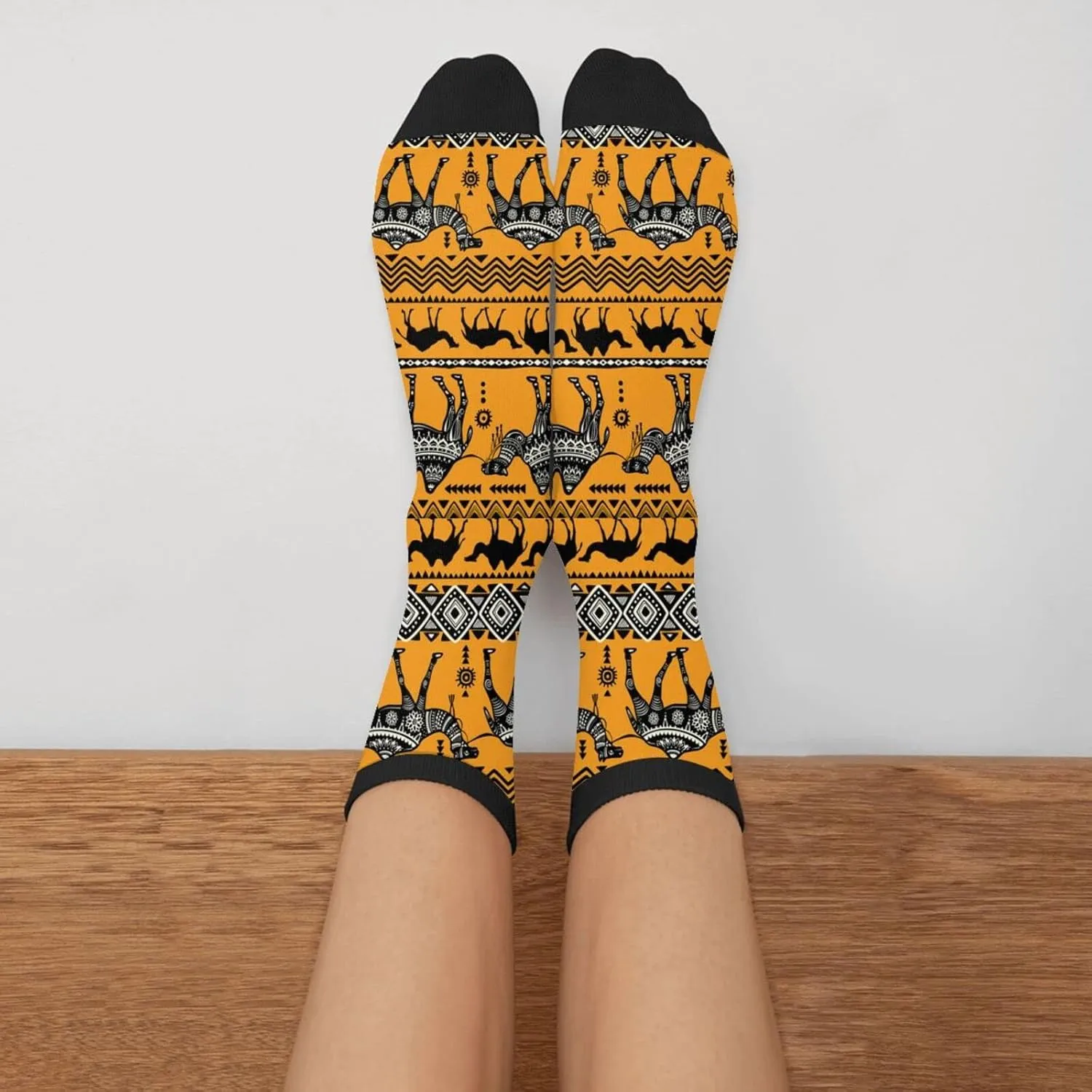 YISHOW Cool Socks Men's Women's Crew Socks Funny Crazy Novelty Socks