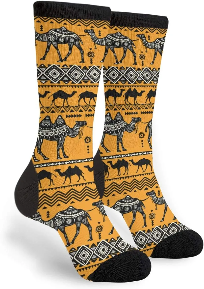 YISHOW Cool Socks Men's Women's Crew Socks Funny Crazy Novelty Socks