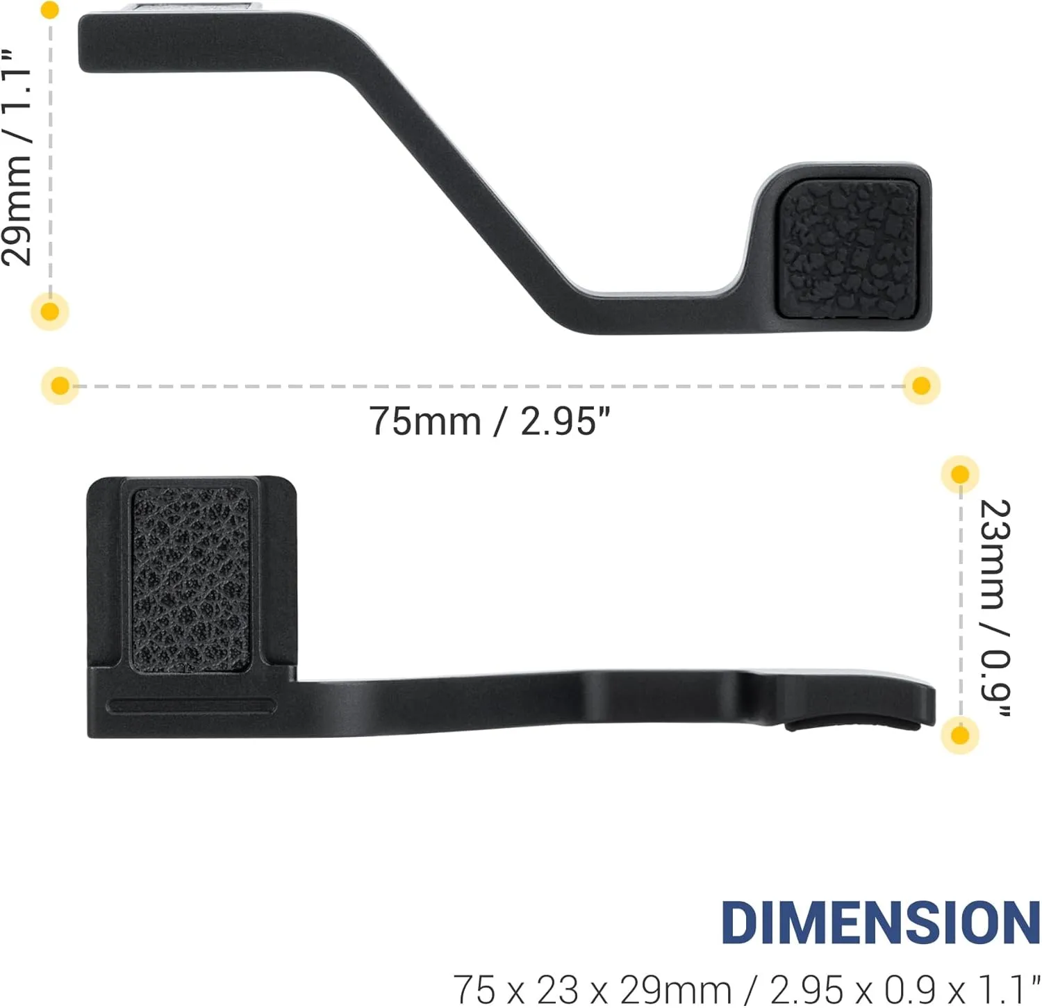 Zf Z f Thumb Up Grip, Aluminum Alloy Metal Thumb Up Grip for Nikon Zf Z f Camera with Hot Shoe Cover Protector Thumb Rest Support Holder, Not Affect The Use of Zf Z f Camera Buttons